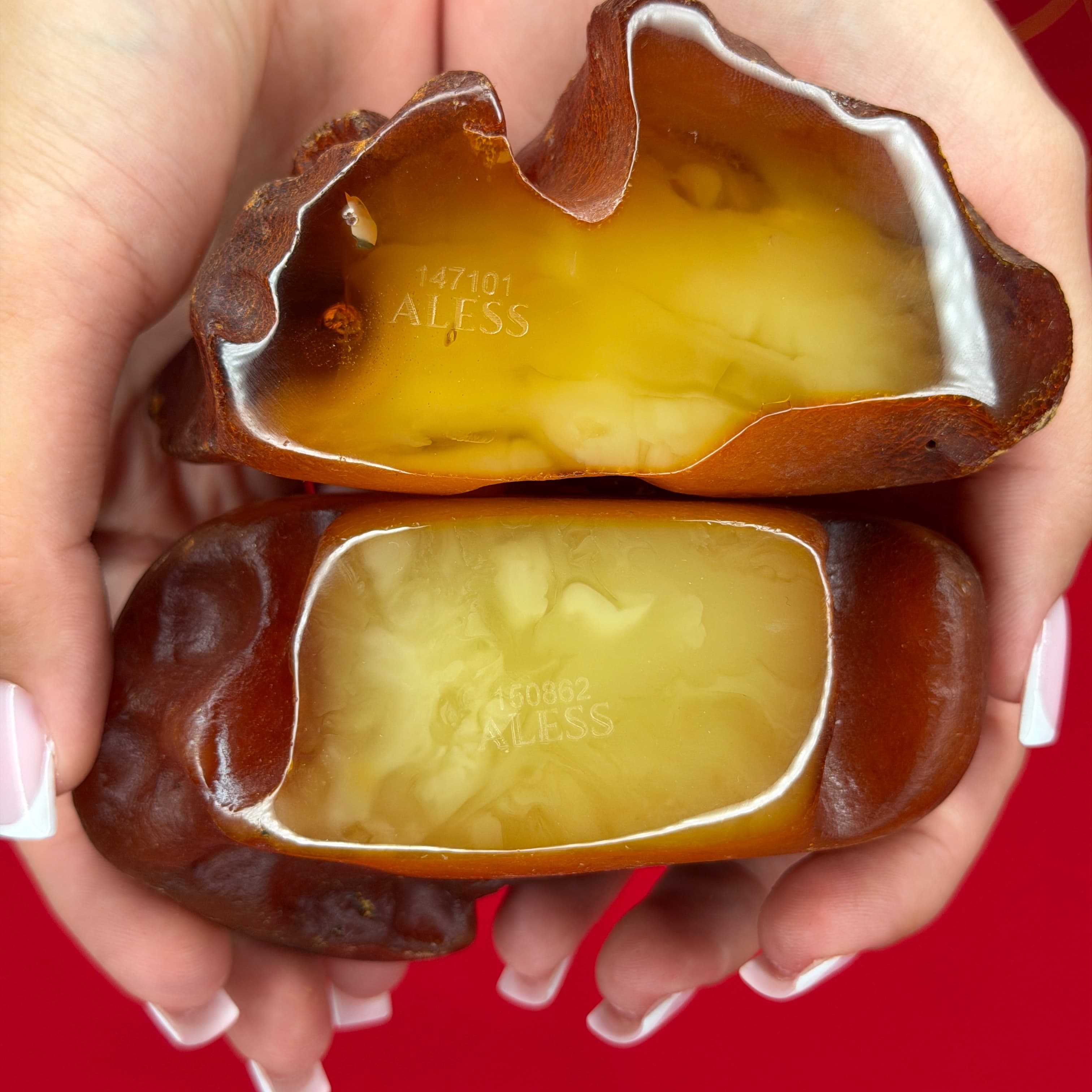The Identification Number of Baltic Amber Stone - Aless ID